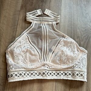 Victoria's Secret Lace Bralette in White